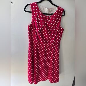 Cleo Red Polka Dot Mini Dress